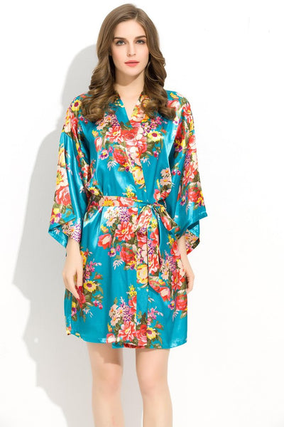 Classic Floral Bridesmaid Robes